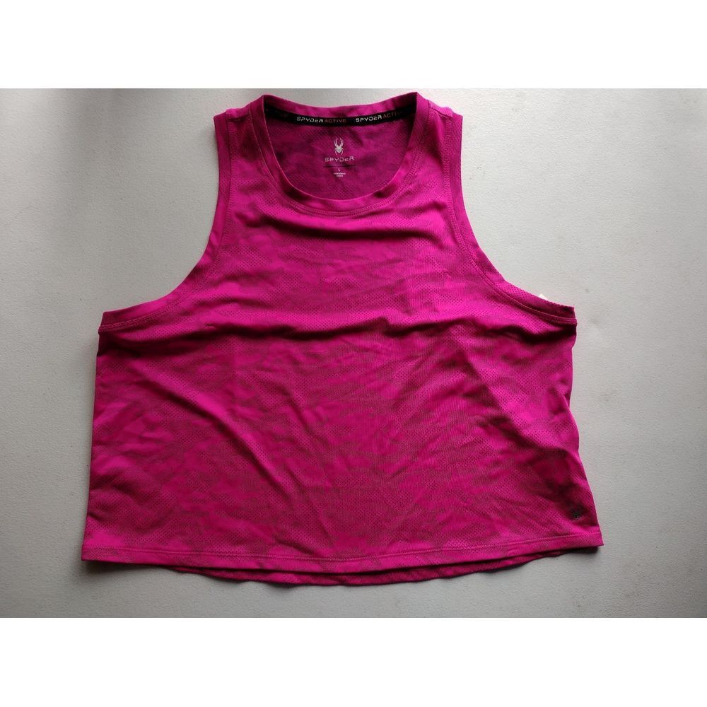 Spyder Fuchsia Sleeveless Tank Top